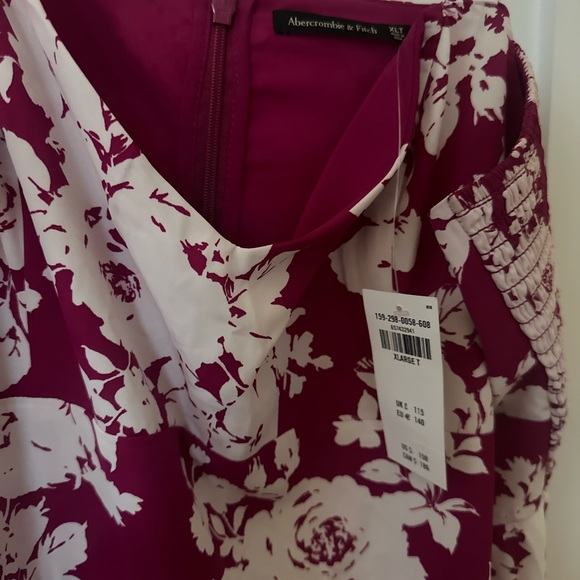 Abercrombie NWT Ruffle Tiered Maxi Dress - Picture 3 of 7